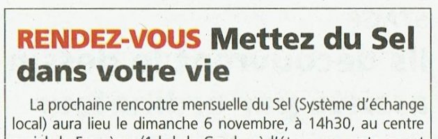 Article de la chronique du 2 nov. 2022